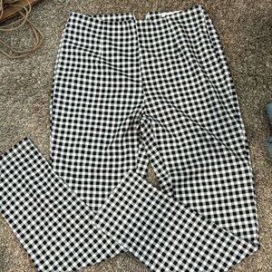 Princess Polly black and white pants